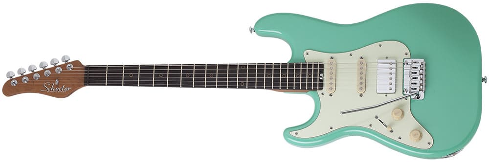 Left Handed Schecter Guitars - Nick Johnston Traditional H/S/S LH (Atomic Green)