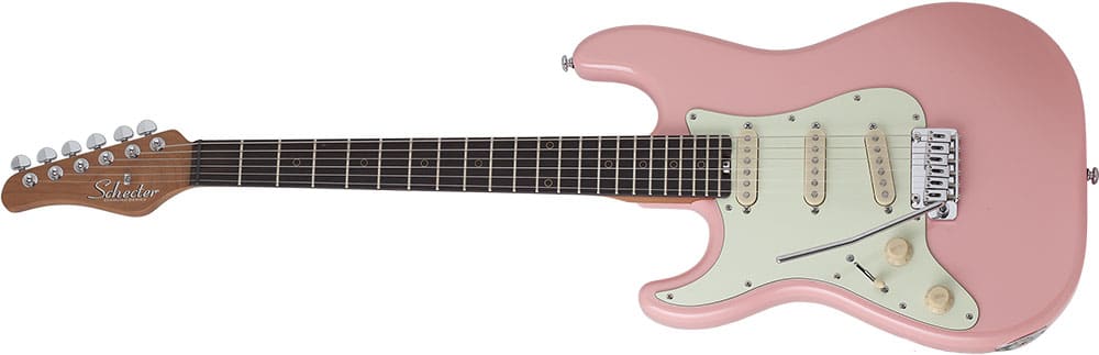 Left Handed Schecter Guitars - Nick Johnston Traditional LH (Atomic Coral)
