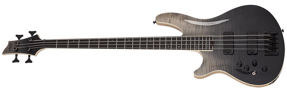 Left Handed Schecter Bass Guitars - SLS Elite-4 LH
