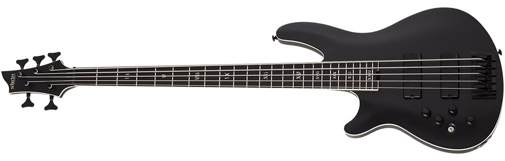 Left Handed Schecter Bass Guitars - SLS Evil Twin-5 LH