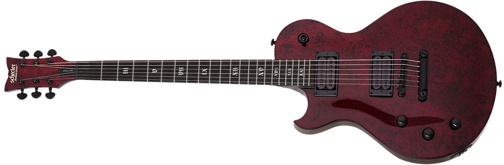 Left Handed Schecter Guitars - Solo-II Apocalypse Red Reign LH