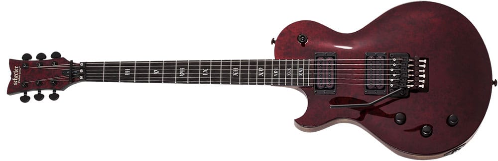 Left Handed Schecter Guitars - Solo-II FR Apocalypse Red Reign LH