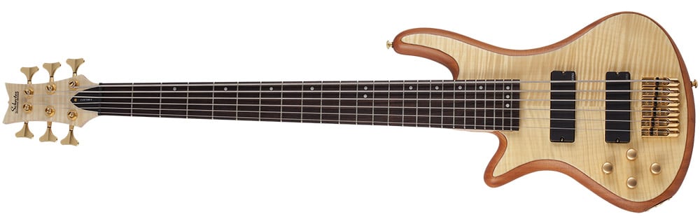 Left Handed Schecter Bass Guitars - Stiletto Custom-6 LH
