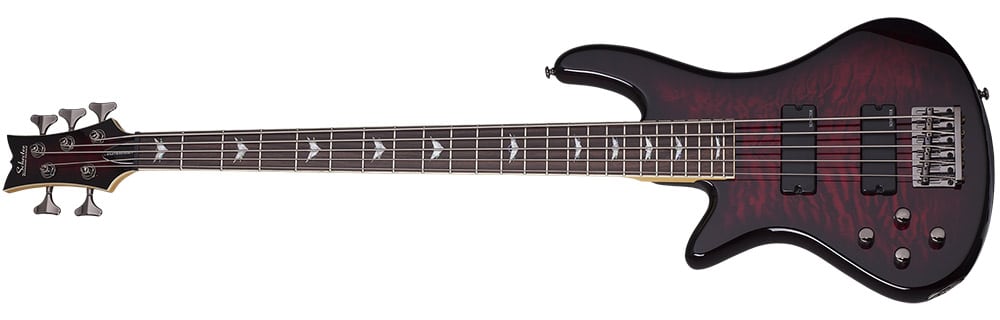 Left Handed Schecter Bass Guitars - Stiletto Extreme-5 LH