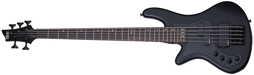 Left Handed Schecter Bass Guitars - Stiletto Stealth-5 LH