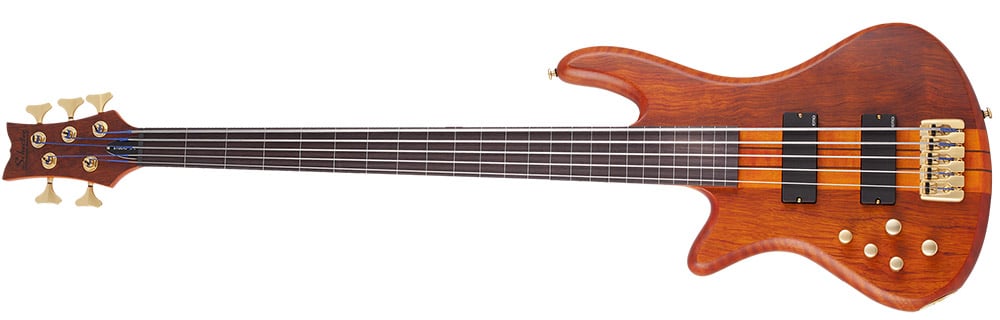 Left Handed Schecter Bass Guitars - Stiletto Studio-5 FL LH