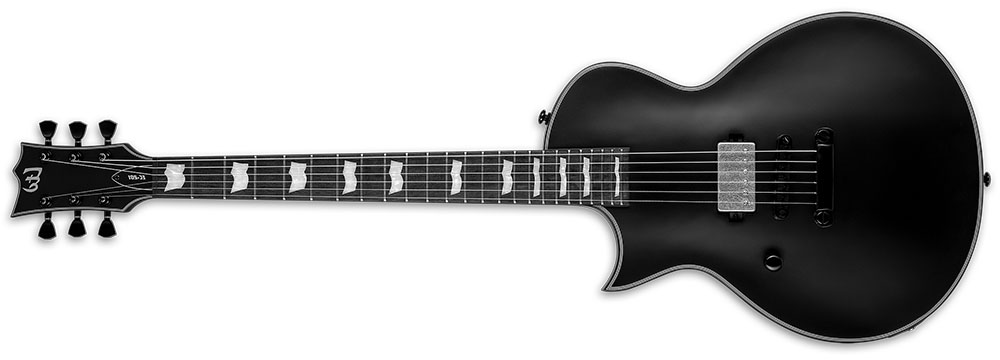 Left Handed ESP Guitars - Black Satin LTD EC-201 LH