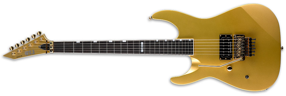 Left Handed ESP Guitars - Metallic Gold LTD M-1 Custom '87 LH