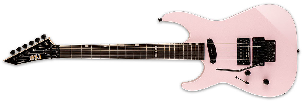 Left Handed ESP Guitars - Pearl Pink LTD Mirage Deluxe '87 LH