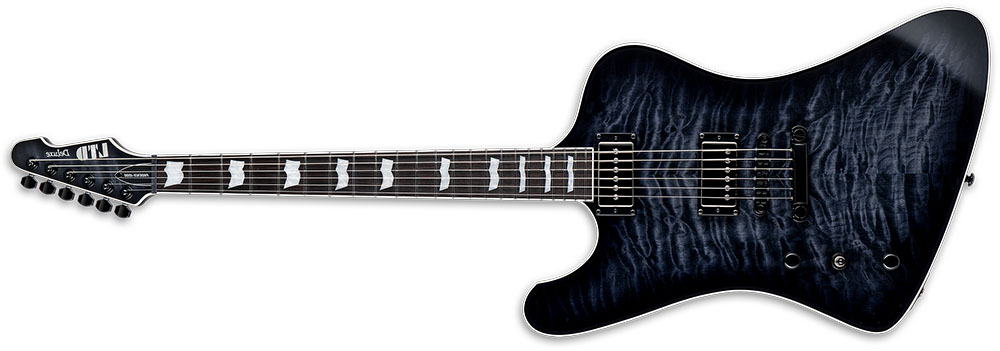 Left Handed ESP Guitars -  See Thru Black Sunburst LTD Phoenix-1000 LH