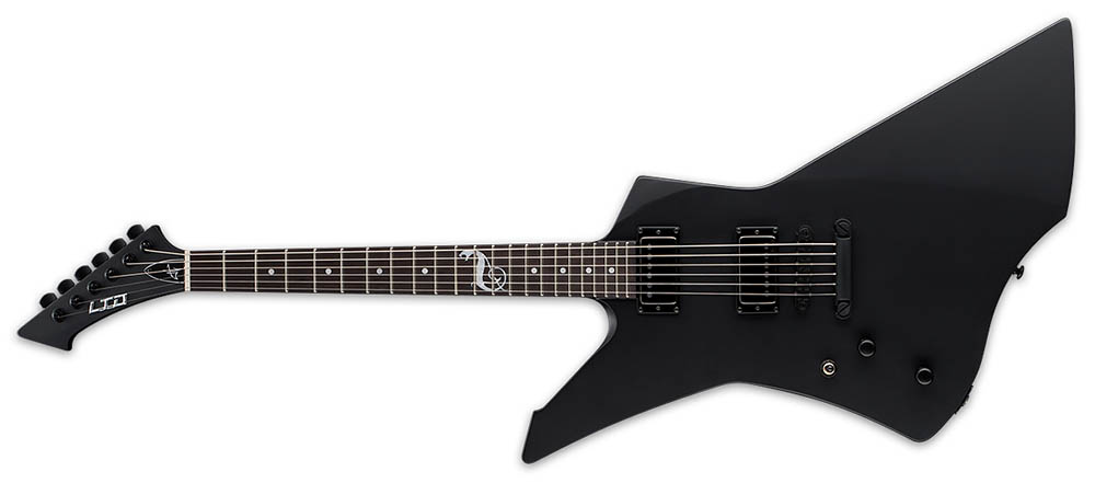 Left Handed ESP Guitars - Black Satin LTD Snakebyte LH