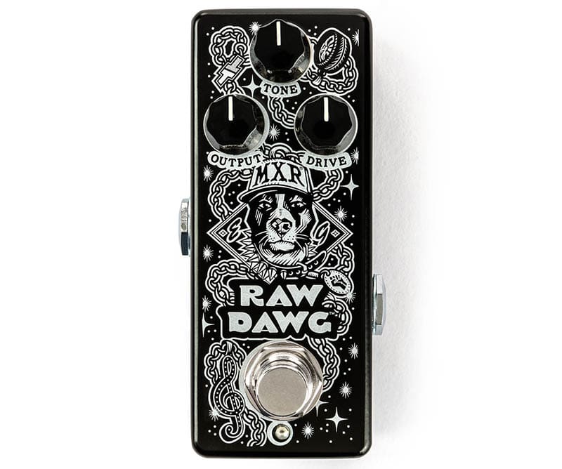 The MXR Eric Gales Raw Dawg overdrive pedal.