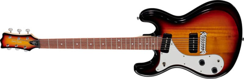 Left handed Harley Benton Guitars - An MR-Classic Baritone LH SB (3-Tone Sunburst)