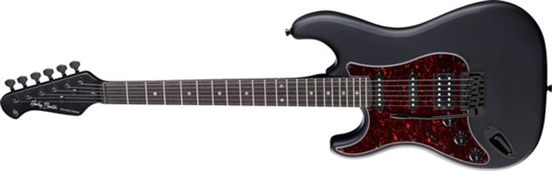 Left handed Harley Benton Guitars - An ST-20HSS LH SBK (Satin Black)