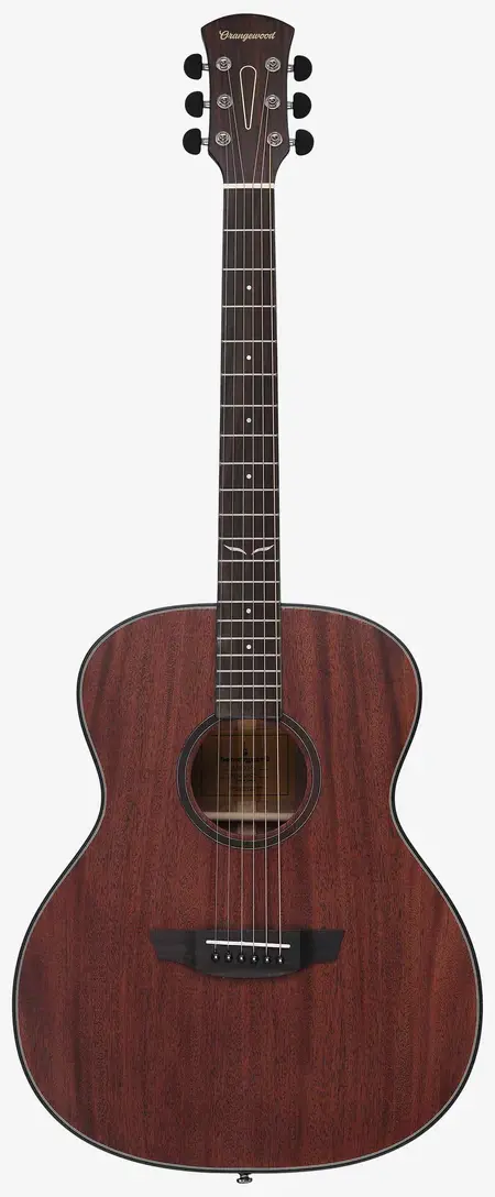 Left handed Orangewood guitars - An Oliver Mahogany acoustic guitar with natural satin finish