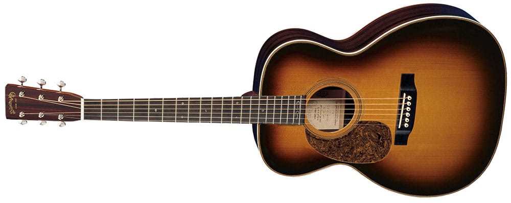 Left Handed Martin Guitars - 000-28EC Sunburst