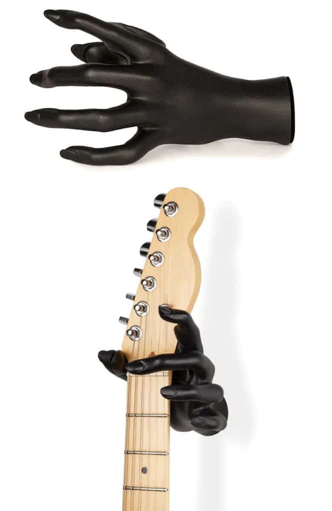 Guitar Grip Guitar Hangers - Female Black Left Hand