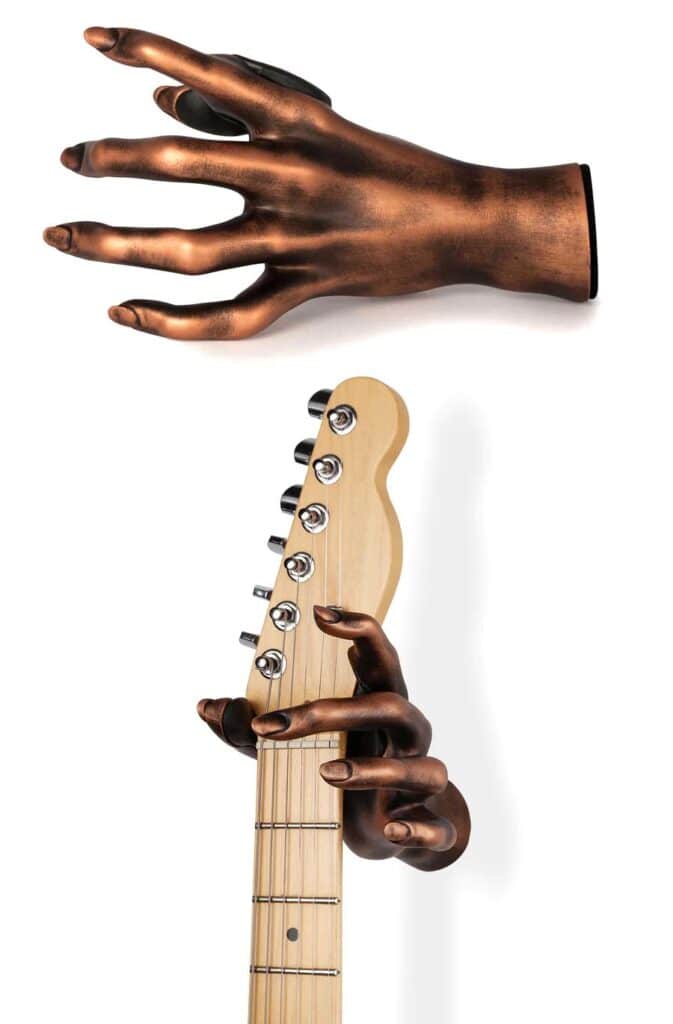 Guitar Grip Guitar Hangers - Female Copper Left Hand