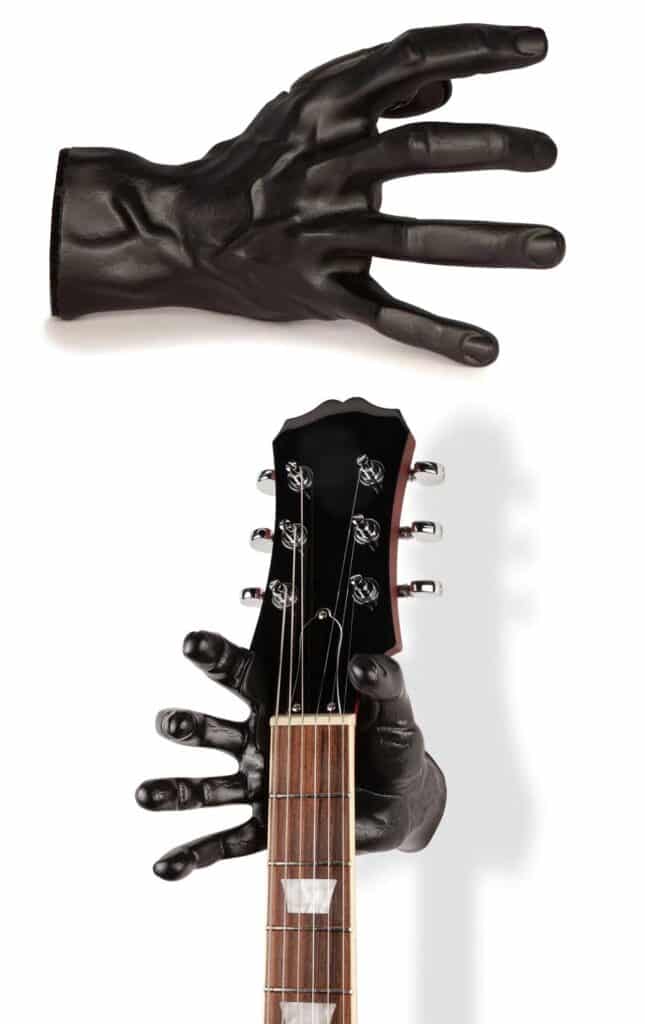 Guitar Grip Guitar Hangers - Male Black Right Hand