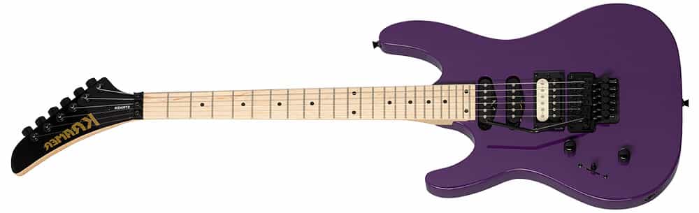 Left Handed Kramer Guitars - Kramer Striker HSS (Majestic Purple)