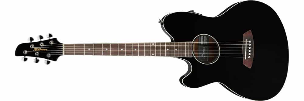 Left handed Ibanez Guitars - TCY10LE acoustic guitar (Black High Gloss Finish)