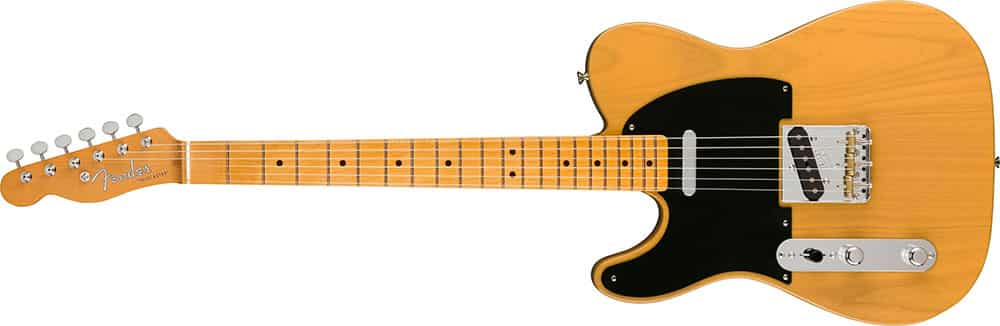 Left Handed Fender Guitars - American Vintage II 1951 Telecaster (Butterscotch Blonde Finish)
