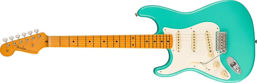 Left Handed Fender Guitars - American Vintage II 1957 Stratocaster (Sea Foam Green Finish)
