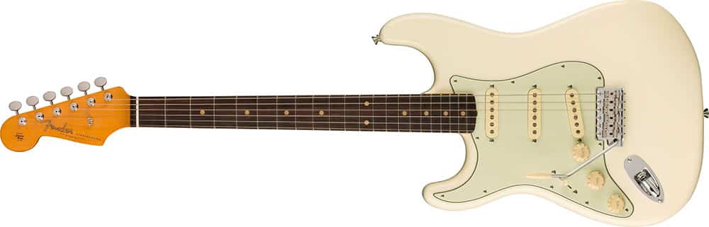 Left Handed Fender Guitars - American Vintage II 1961 Stratocaster (Olympic White Finish)