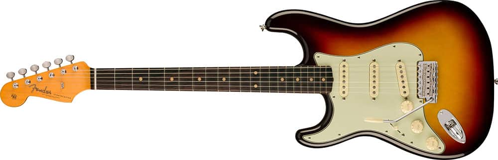 Left Handed Fender Guitars - American Vintage II 1961 Stratocaster (3-Color Sunburst Finish)