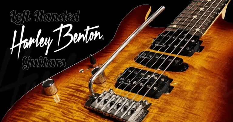 Left Handed Harley Benton Guitars - Body of a Harley Benton Fusion-III HSH LH Roasted with a Flamed Bengal Burst finish