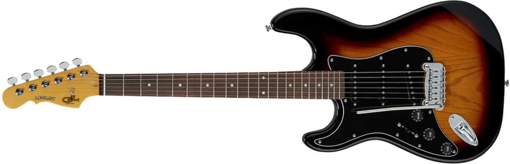 Left Handed G&L Guitars - Tribute Series Legacy Lefty with 3-Tone Sunburst finish