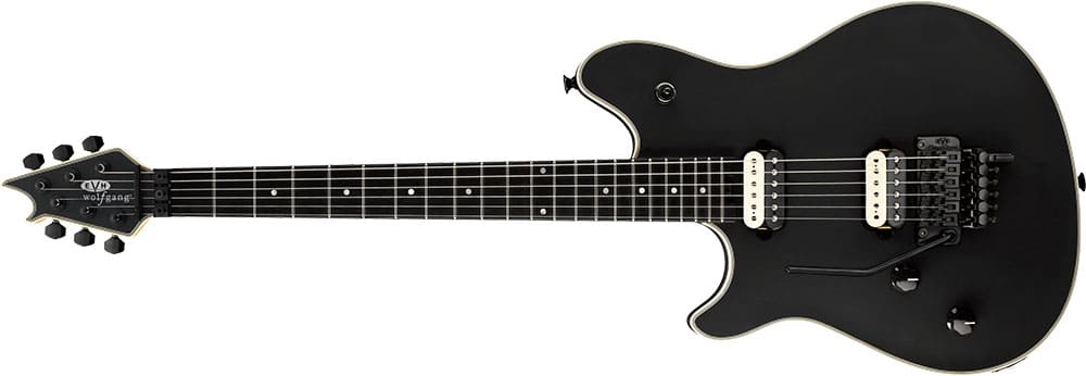 Left handed EVH guitars - Wolfgang USA Left-Hand with Stealth Black finish