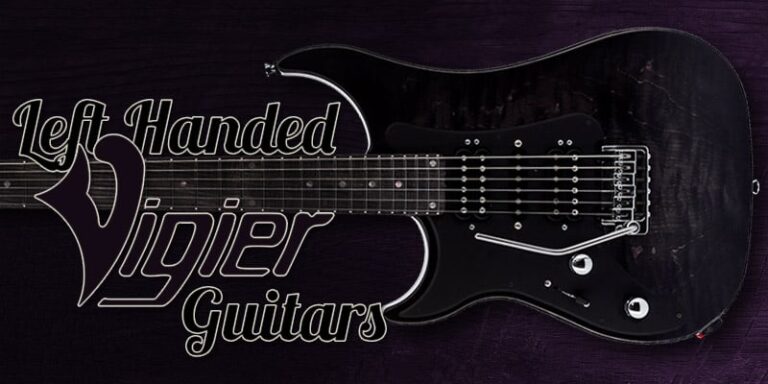Left Handed Vigier Guitars - An Excaliber Special HSH left handed with Velours Noir finish