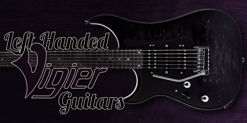Left Handed Vigier Guitars - An Excaliber Special HSH left handed with Velours Noir finish