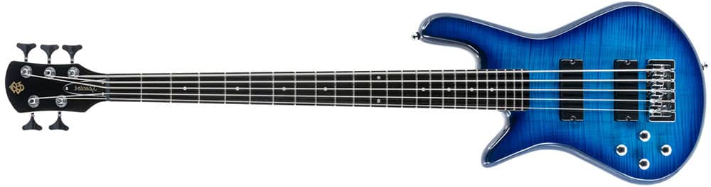 Left Handed Spector Bass Guitars - Legend 5 Standard (Blue Stain)