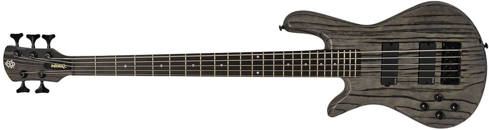 Left Handed Spector Bass Guitars - NS Pulse 5 (Charcoal Grey)