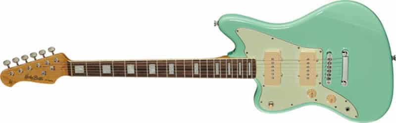 Left handed Harley Benton Guitars - JA-60 LH in Seafoam Green finish