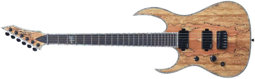 Left Handed B.C. Rich Guitars - Shredzilla Extreme Exotic (Spalted Maple Top)