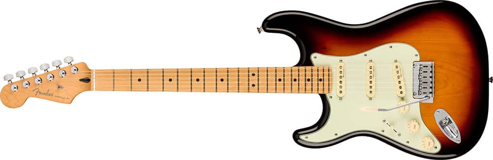 Left Handed Fender Guitars - Player Plus Stratocaster (3-Color Sunburst)
