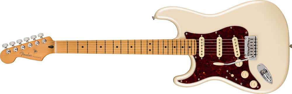 Left Handed Fender Guitars - Player Plus Stratocaster (Olympic Pearl)