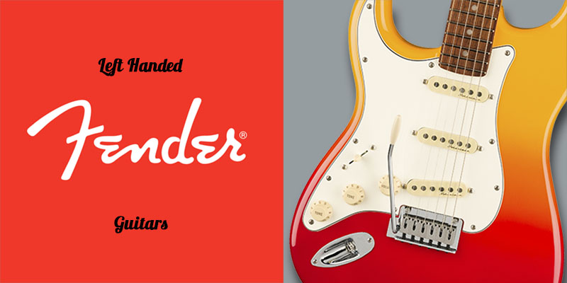 Left Handed Fender Guitars - Body of a lefty Player Plus Stratocaster (Tequila Sunrise finish)