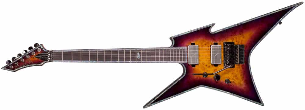 Left Handed B.C. Rich Guitars - Ironbird Extreme Exotic with Floyd Rose (Purple Haze finish)