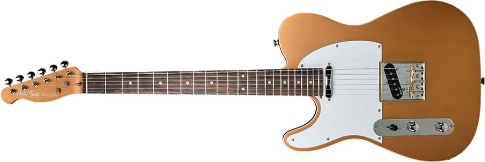 Left Handed Harley Benton Guitars - Anniversary Special Edition TE-25TH LH with Firemist finish