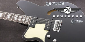 Left Handed Reverend Guitars - Body of a left handed Double Agent OG with Metallic Silver Freeze finish