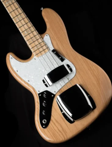 Left Handed Revelation Basses - The body of a Revelation RBJ-67 DLX with a Natural finish