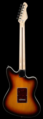 Left Handed Revelation Guitars - The back of a Revelation RJT-60 TL with Sunburst finish