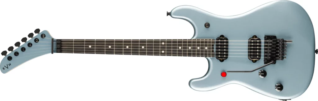 Left handed EVH Guitars - 5150 Series Standard LH with Ice Blue Metallic finish