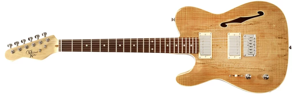 Left Handed Michael Kelly Guitars - 58 Thinline Lefty
