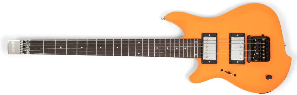 Left Handed Jamstik Guitars - A left handed Jamstik Studio MIDI Guitar with a Matte Orange finish