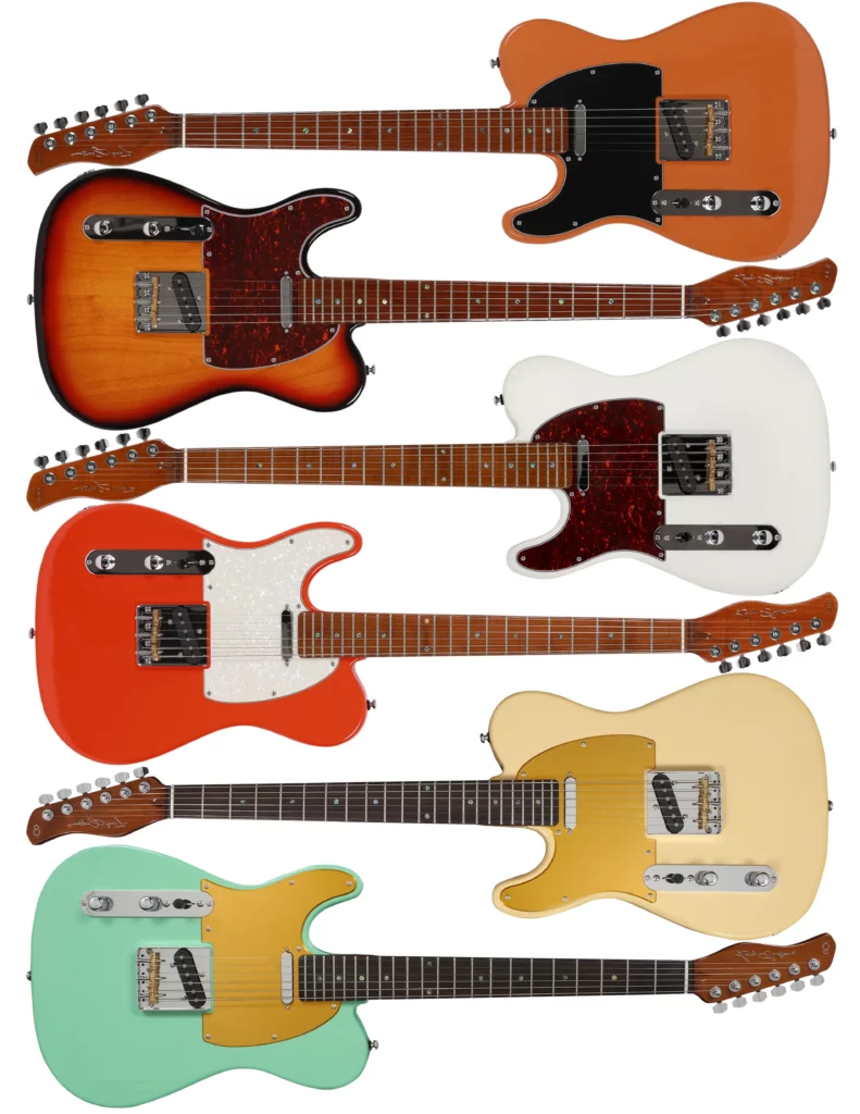 Left Handed Sire Guitars - Sire Larry Carlton T7 LH - Available in 6 finishes; Butterscotch Blonde, 3 Tone Sunburst, Antique White, Fiesta Red, Vintage White, or Mild Green